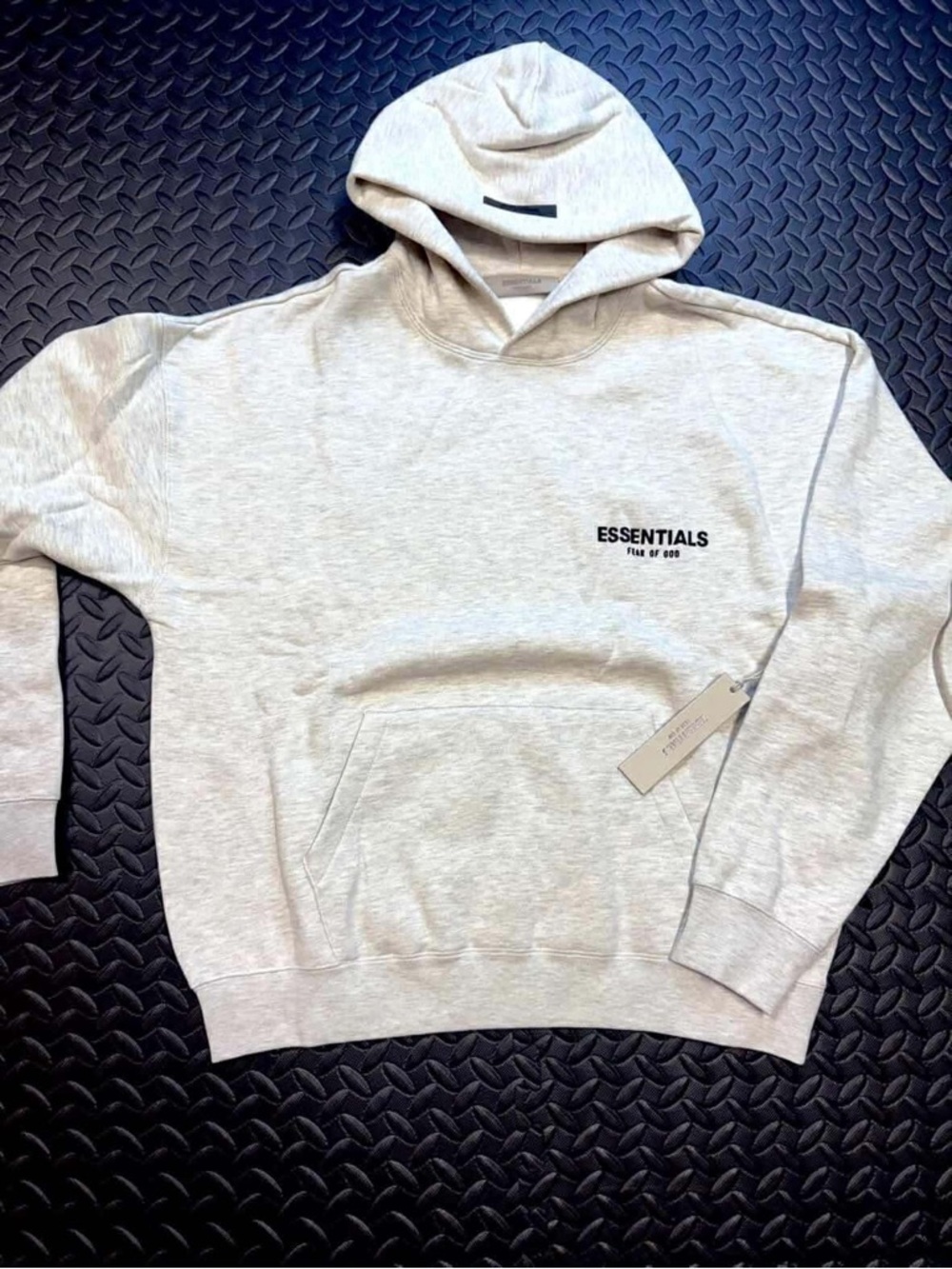 Essentials Men’s Light Heather Gray Hoodie